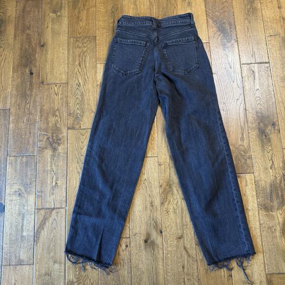 Old Navy Womens Size 0 High Rise O.G. Loose Secret Smooth Pockets Black - Picture 6 of 7